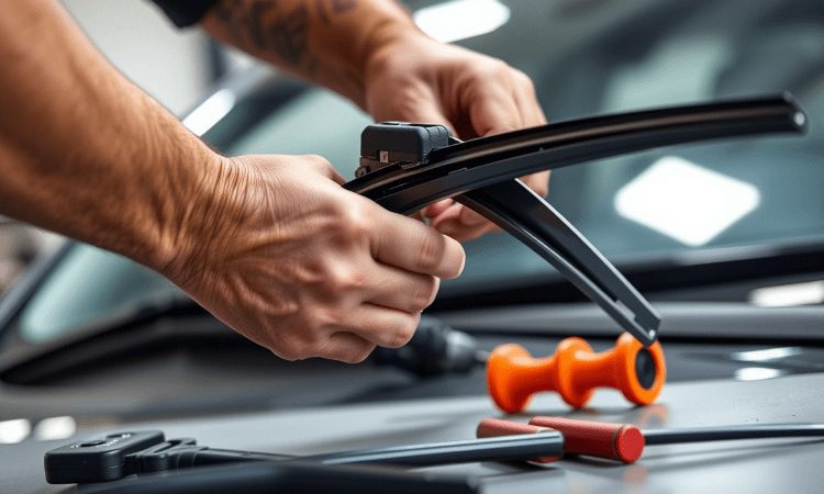 آموزش  نصب برف پاک‌ کن خودرو