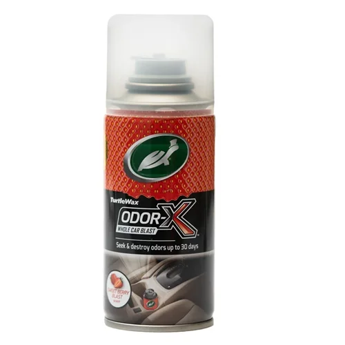 اسپری آنتی باکتریال دریچه کولر ترتل واکس مدل ODOR-X رایحه توت فرنگی حجم 100 میلی لیتر (اصلی)